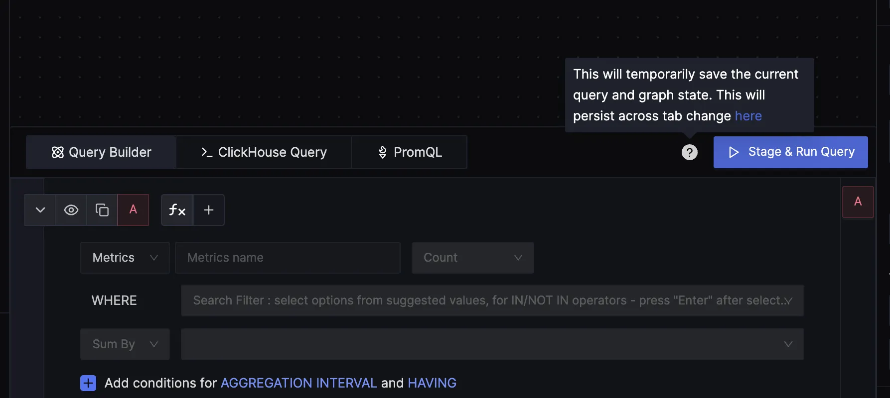 In-product help texts in SigNoz