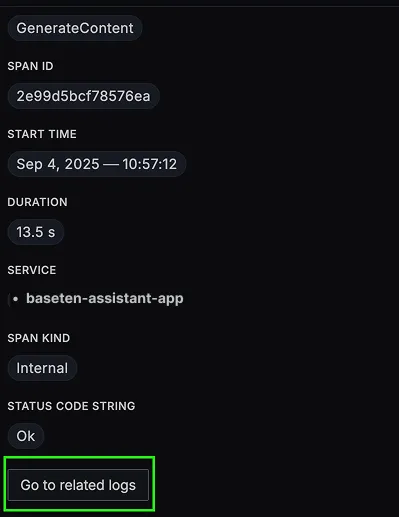 Related logs