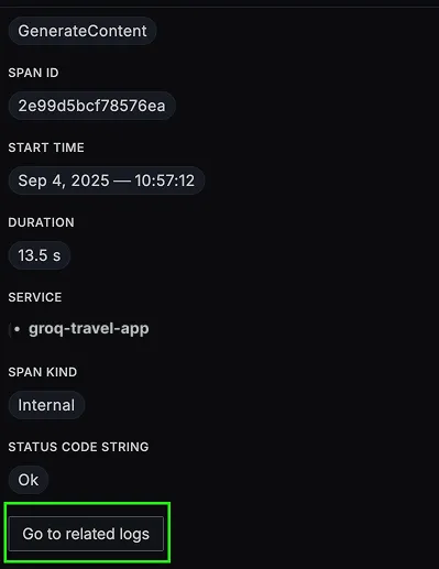Related logs