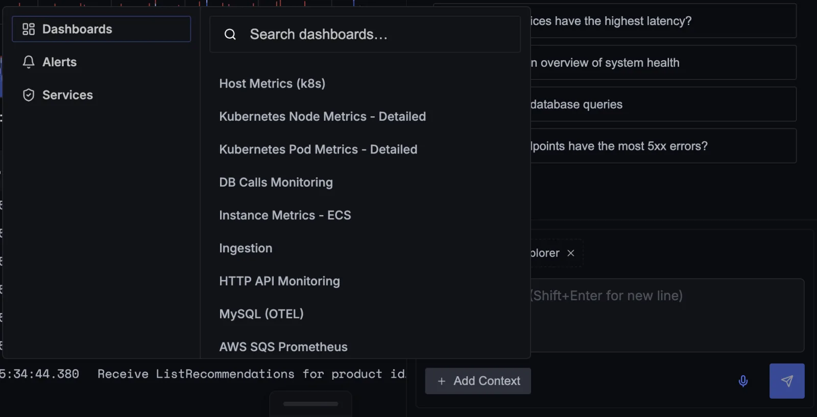 Noz - SigNoz's In-Product AI Teammate & Assistant | SigNoz Docs