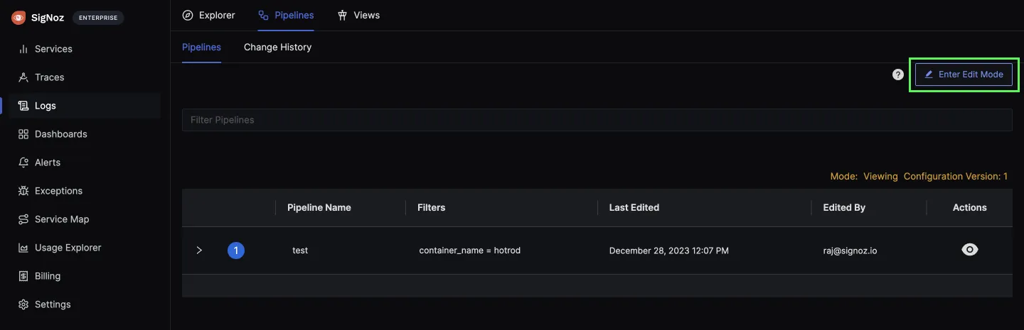 Add a new pipeline